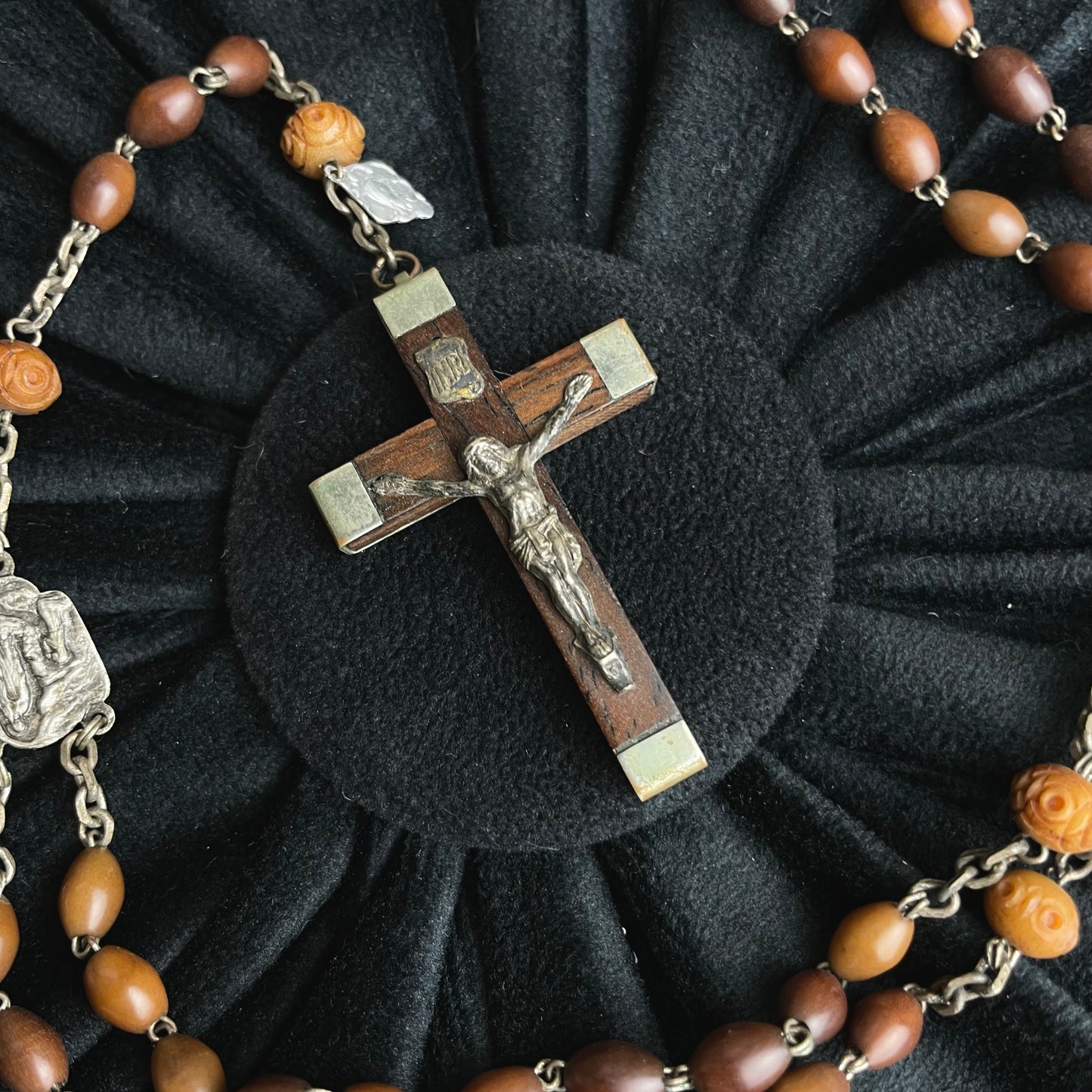 Rosary with Lourdes Relic