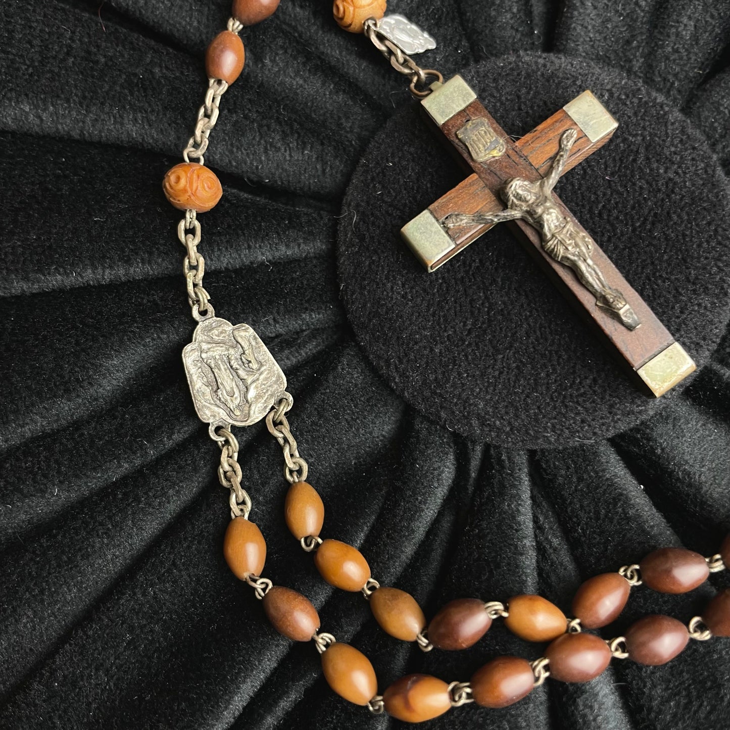 Rosary with Lourdes Relic