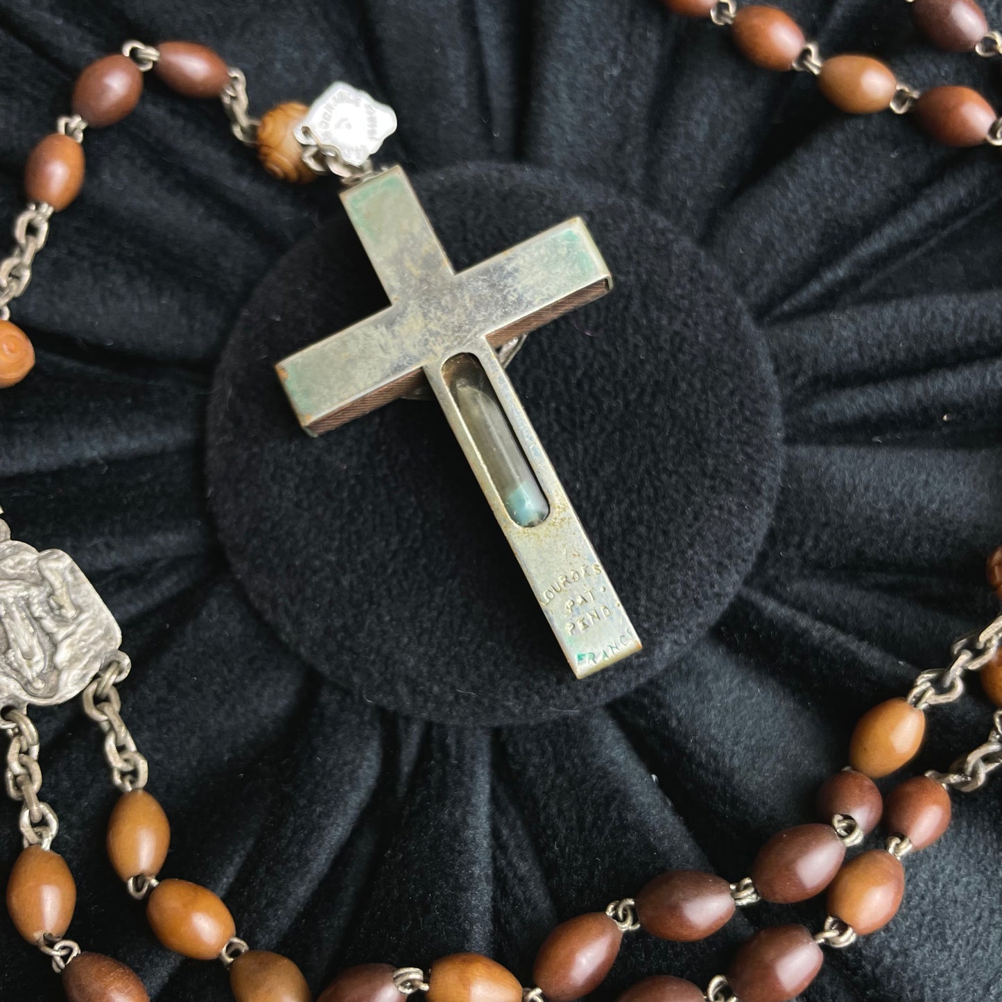 Rosary with Lourdes Relic