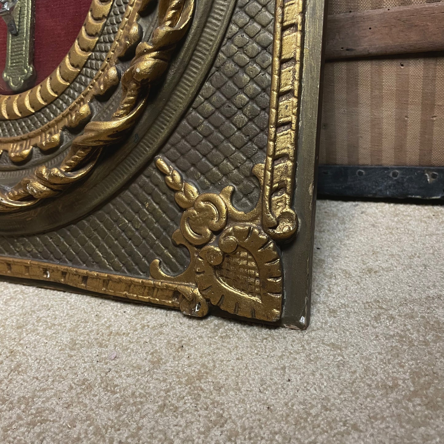 Neo-Baroque Framed Crucifix