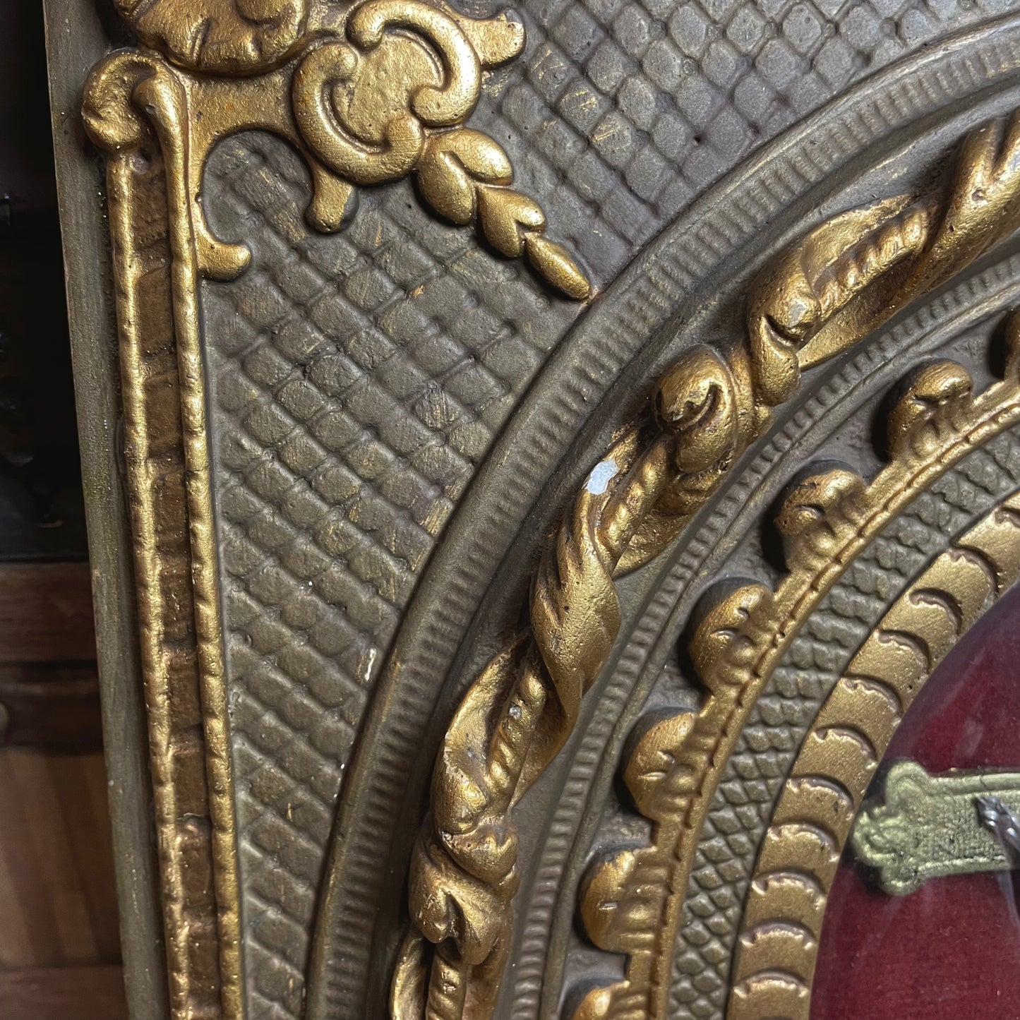 Neo-Baroque Framed Crucifix