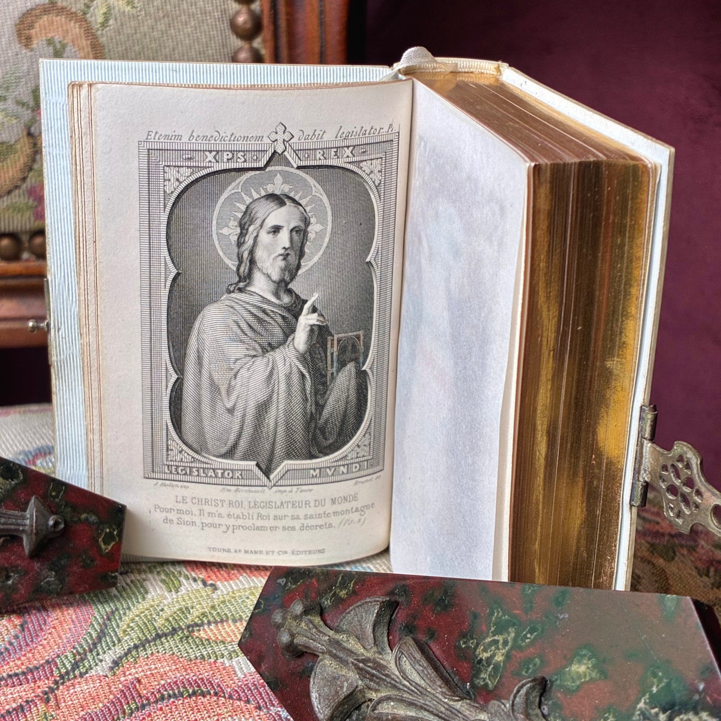 Paroissien Romain 1873 Faux Ivory
