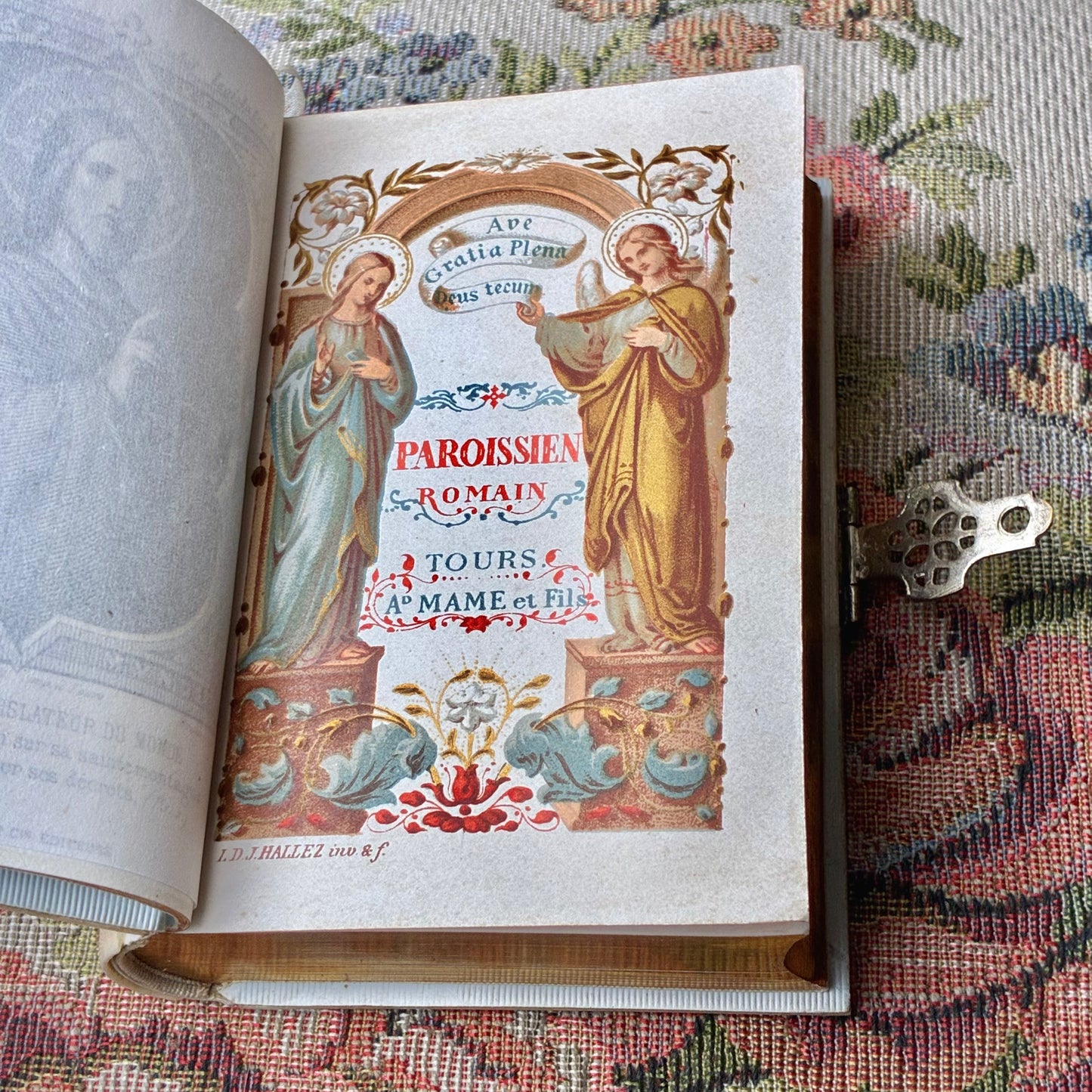 Paroissien Romain 1873 Faux Ivory