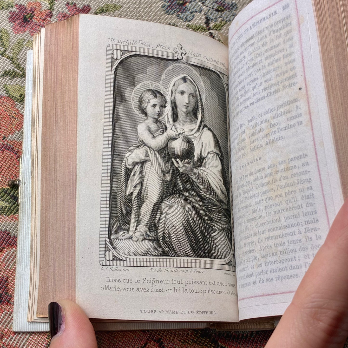 Paroissien Romain 1873 Faux Ivory