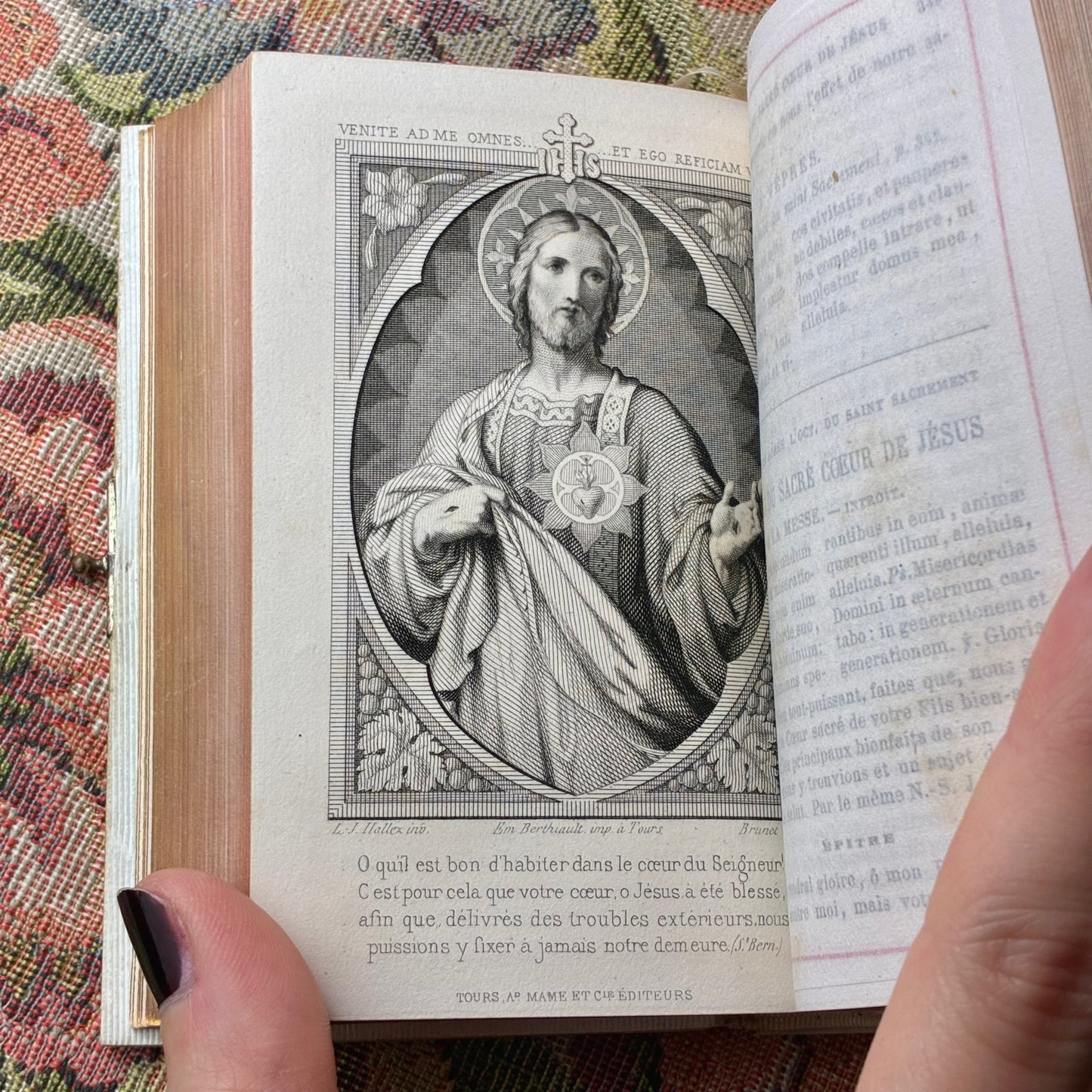 Paroissien Romain 1873 Faux Ivory