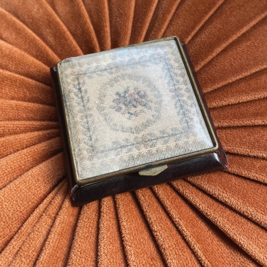 1930s Compact Needlepoint