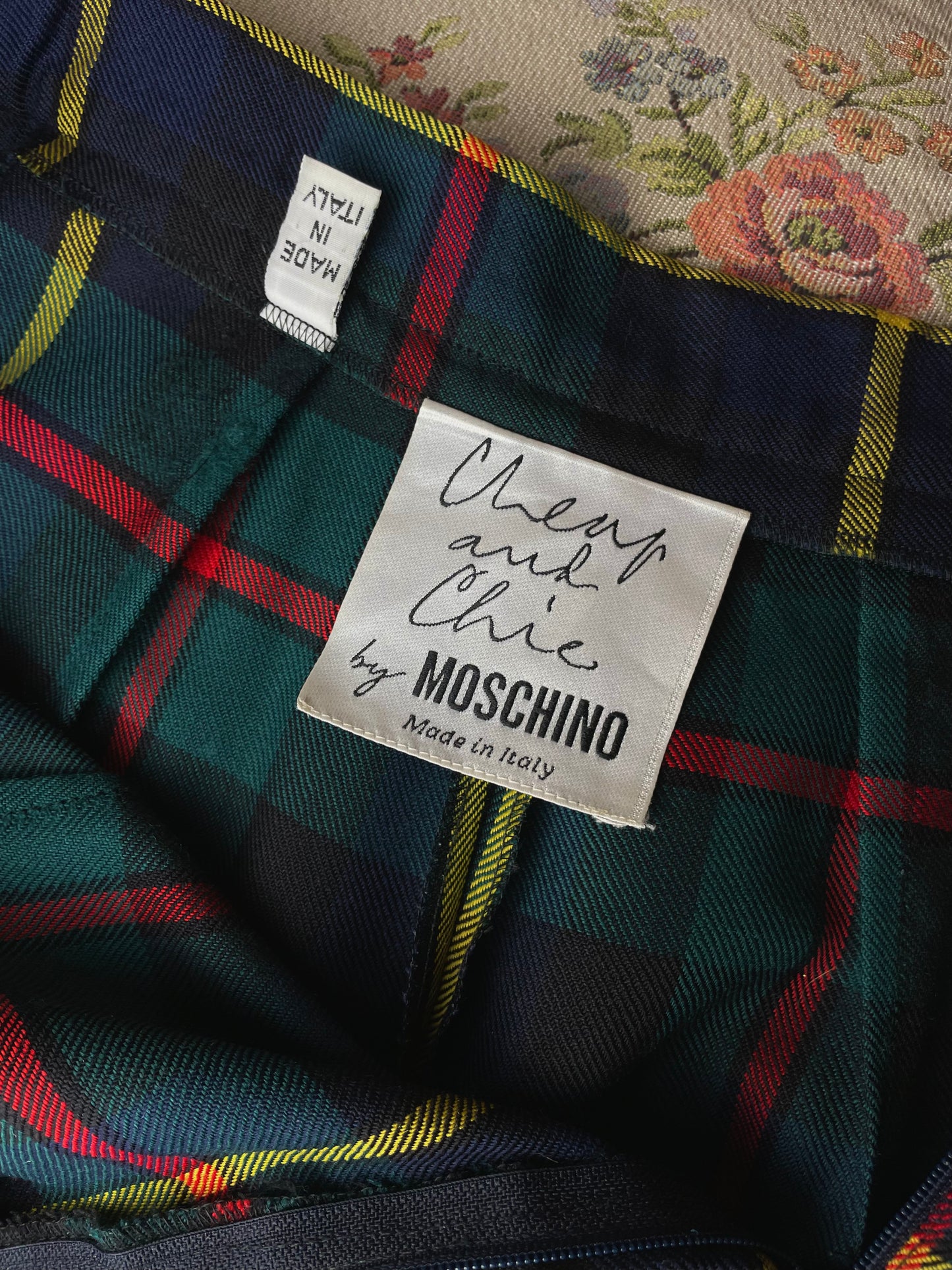 1990s Moschino Tartan Pants