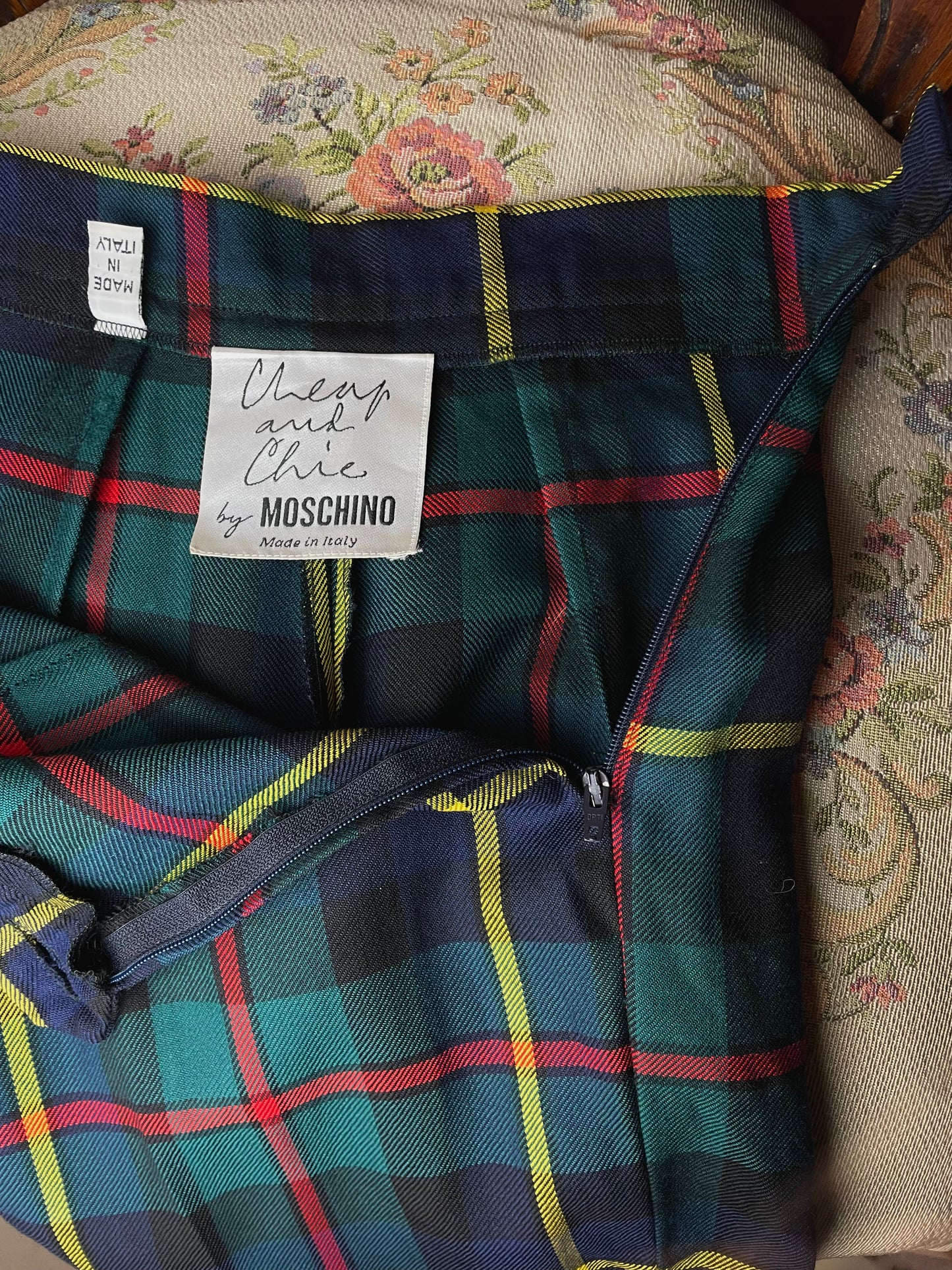 1990s Moschino Tartan Pants