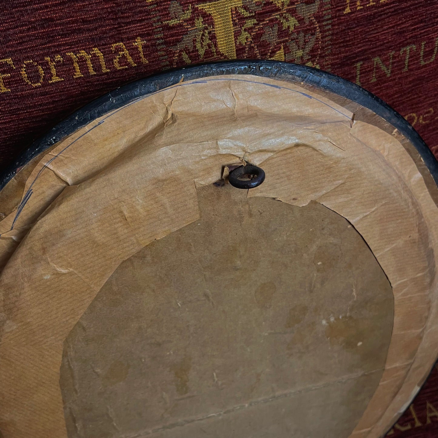 Framed Convex Glass Crucifix