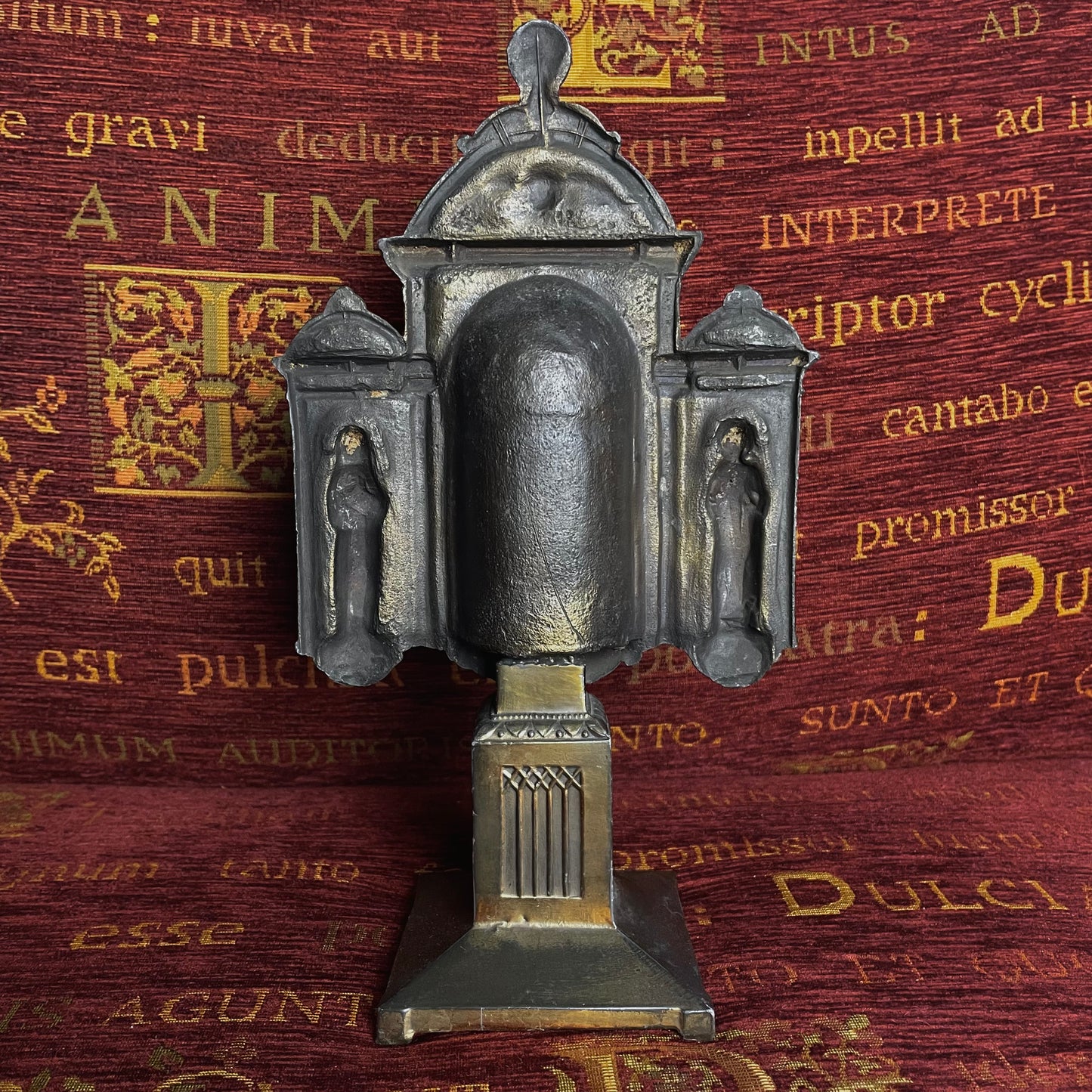 Triptych Shrine with Crowned Madonna and Child