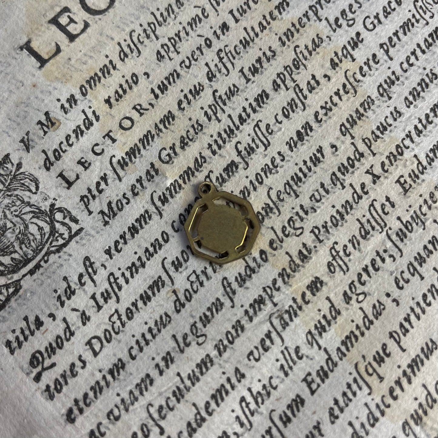 Blue Madonna Pendant Small