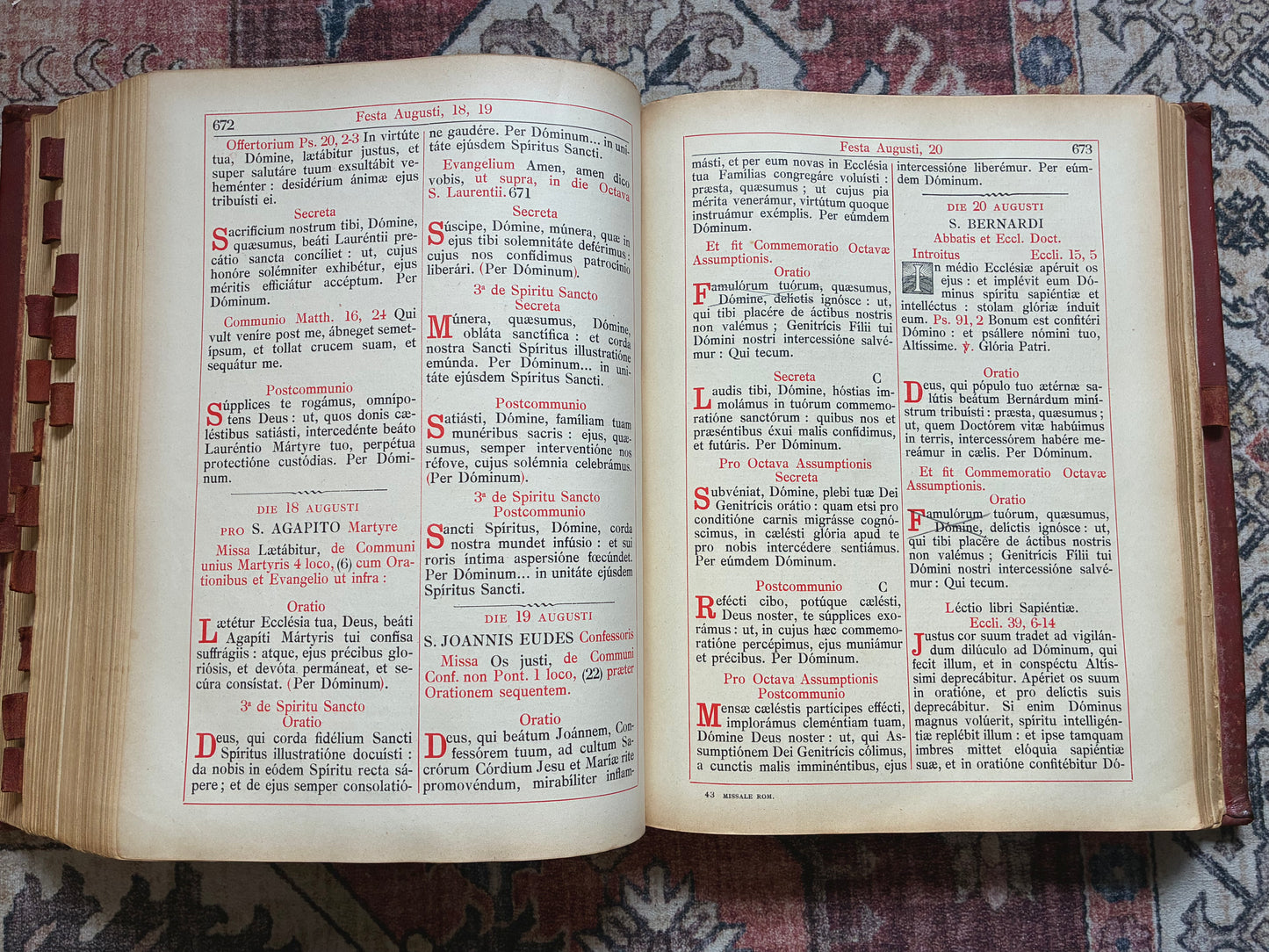 Missale Romanum 1921 - Expanded Version