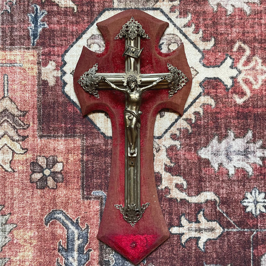 Crucifix Red Velvet
