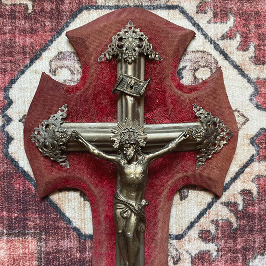 Crucifix Red Velvet