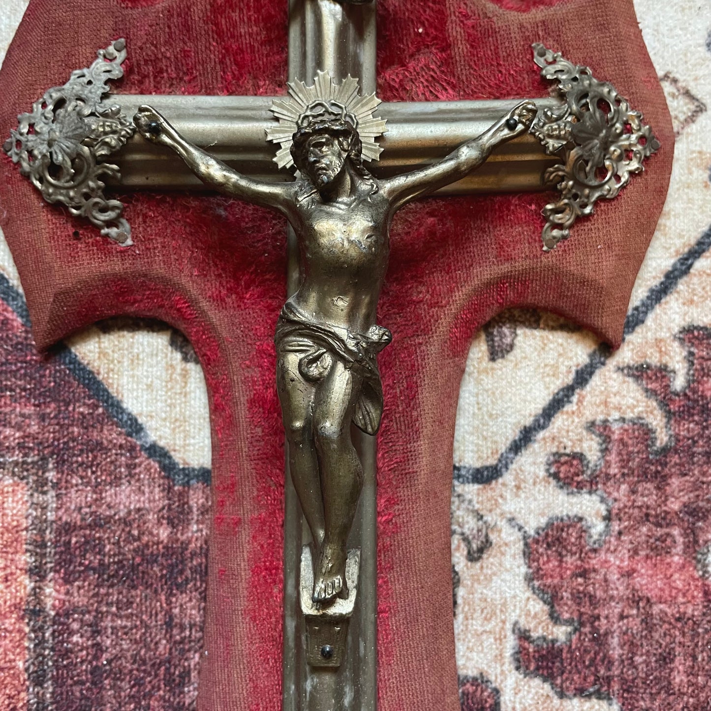 Crucifix Red Velvet