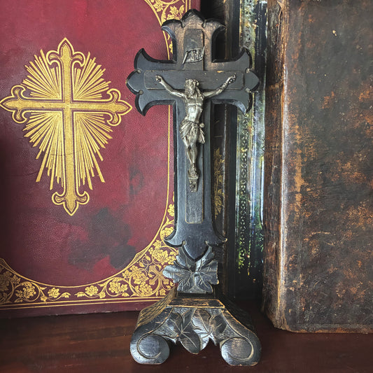 Black Wooden Crucifix