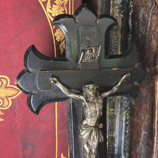Black Wooden Crucifix