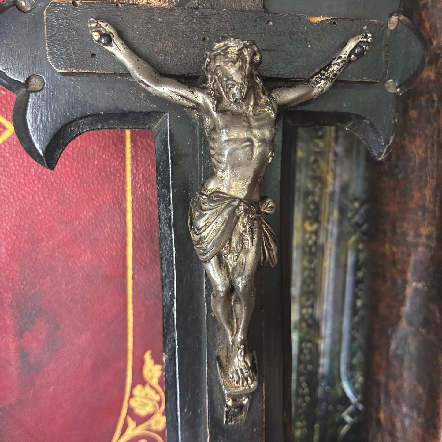 Black Wooden Crucifix