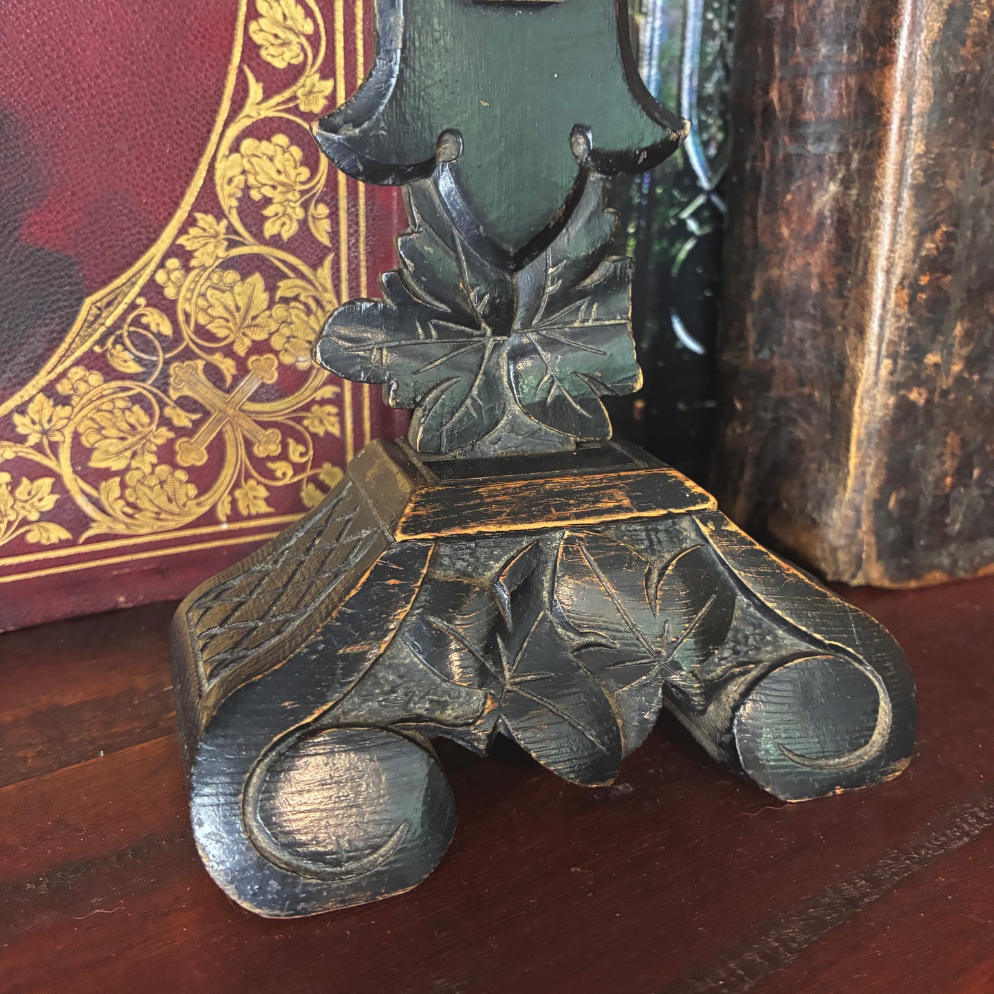 Black Wooden Crucifix