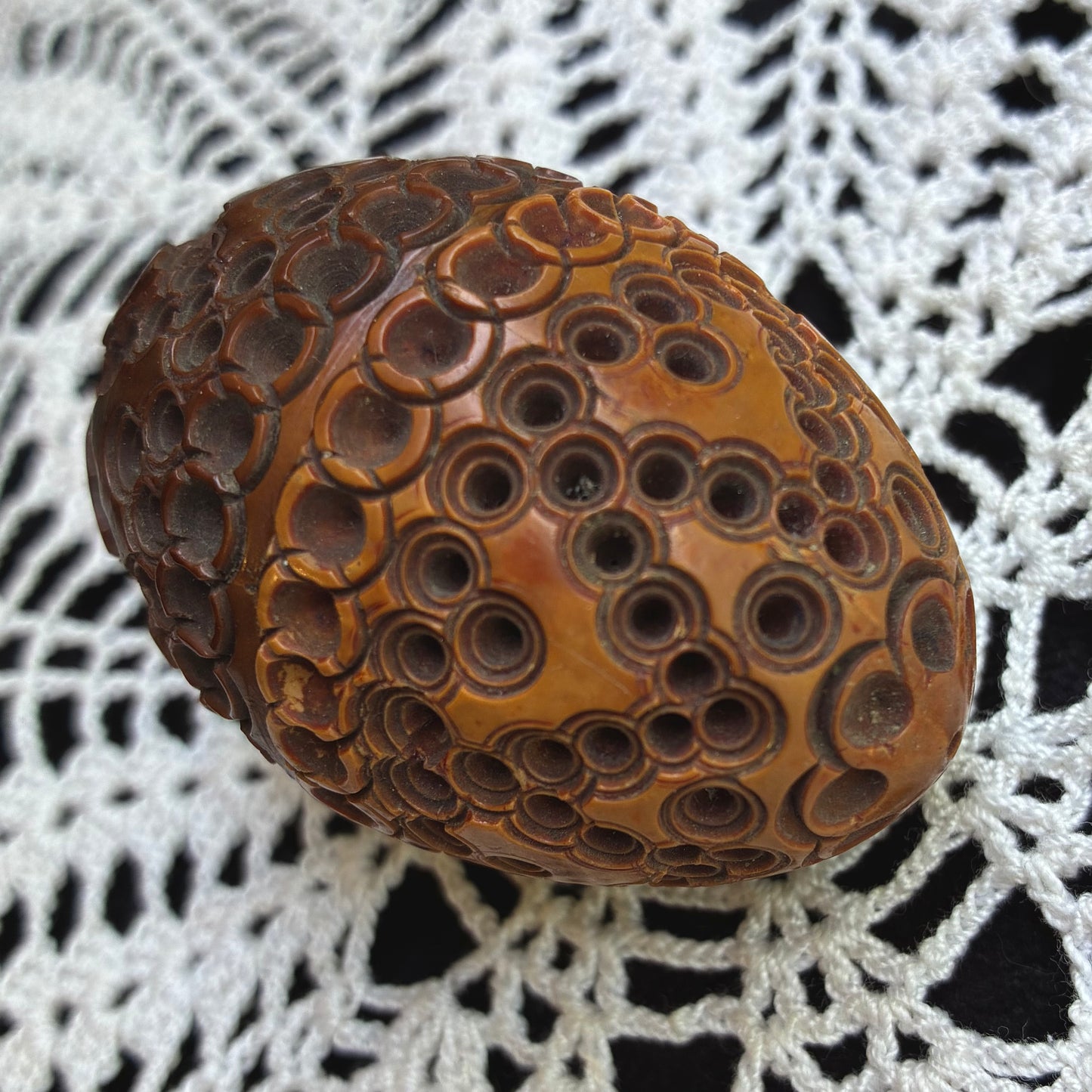 Coquilla Nut Rosary Holder