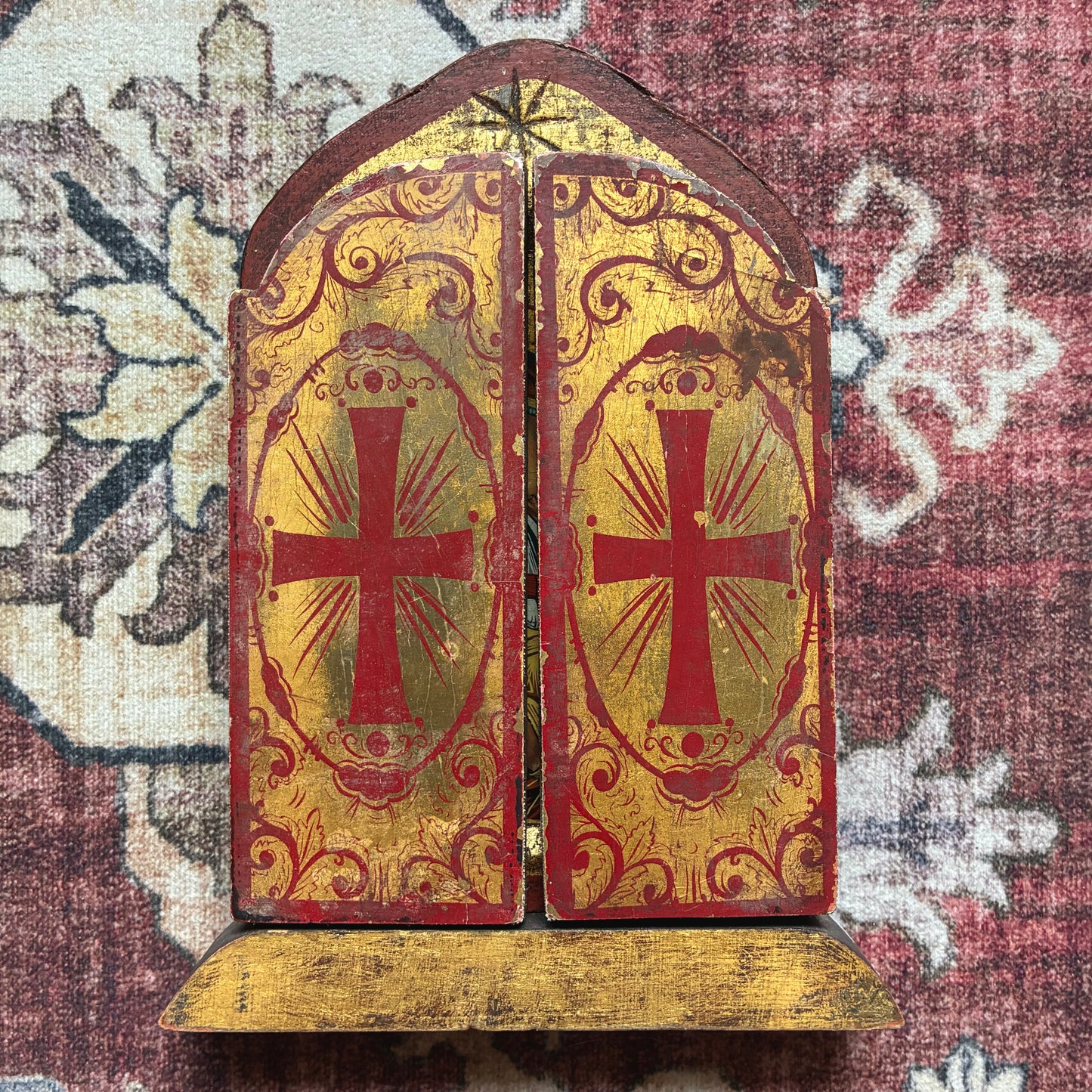Triptych Icon by Father Pefkis