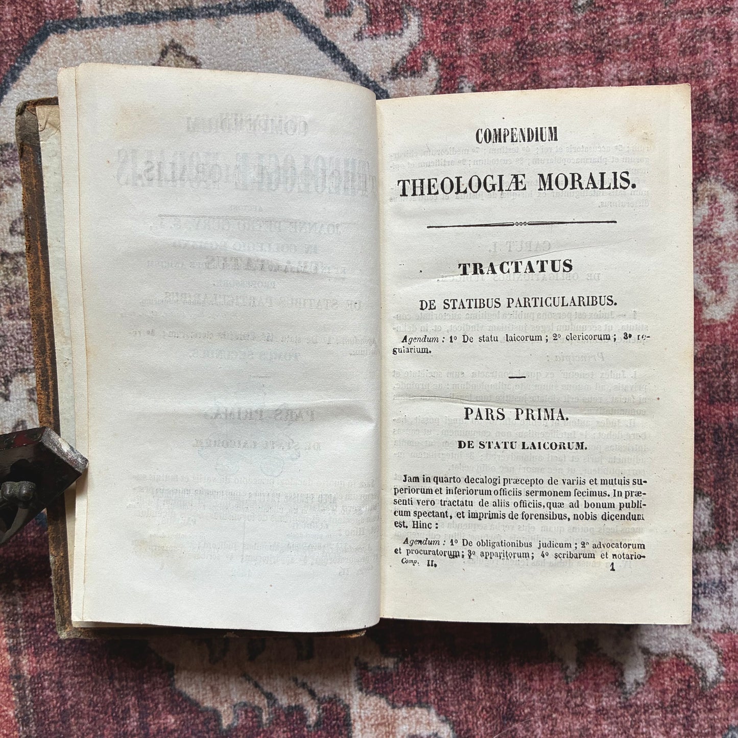 Compendium Theologiae Moralis - 1852