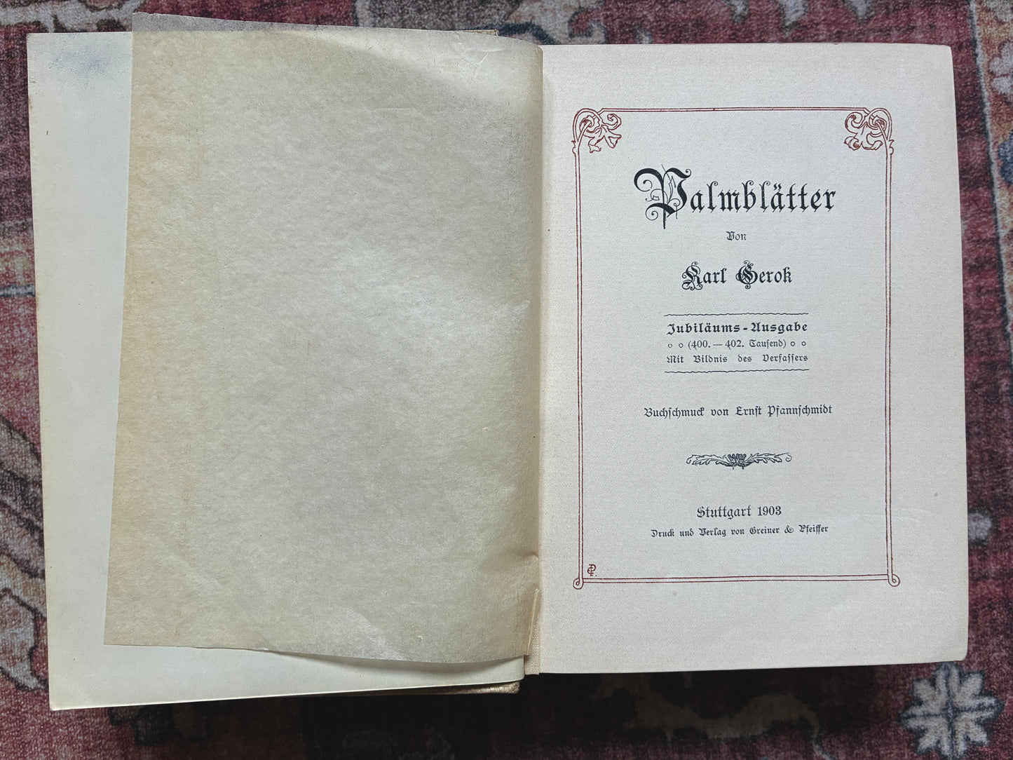 Palmblätter (Jubilee Edition) 1903