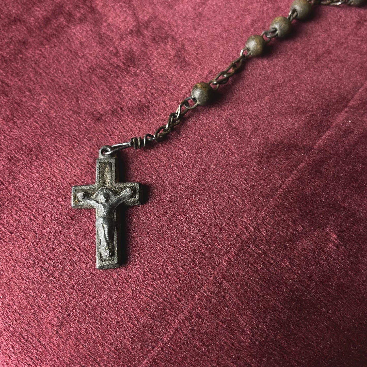German Wooden Rosary