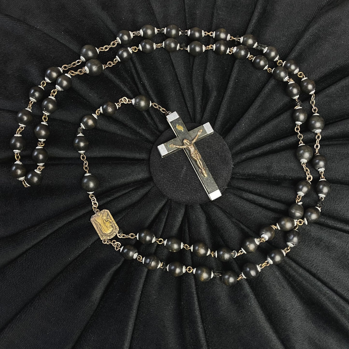 Black Wooden Rosary