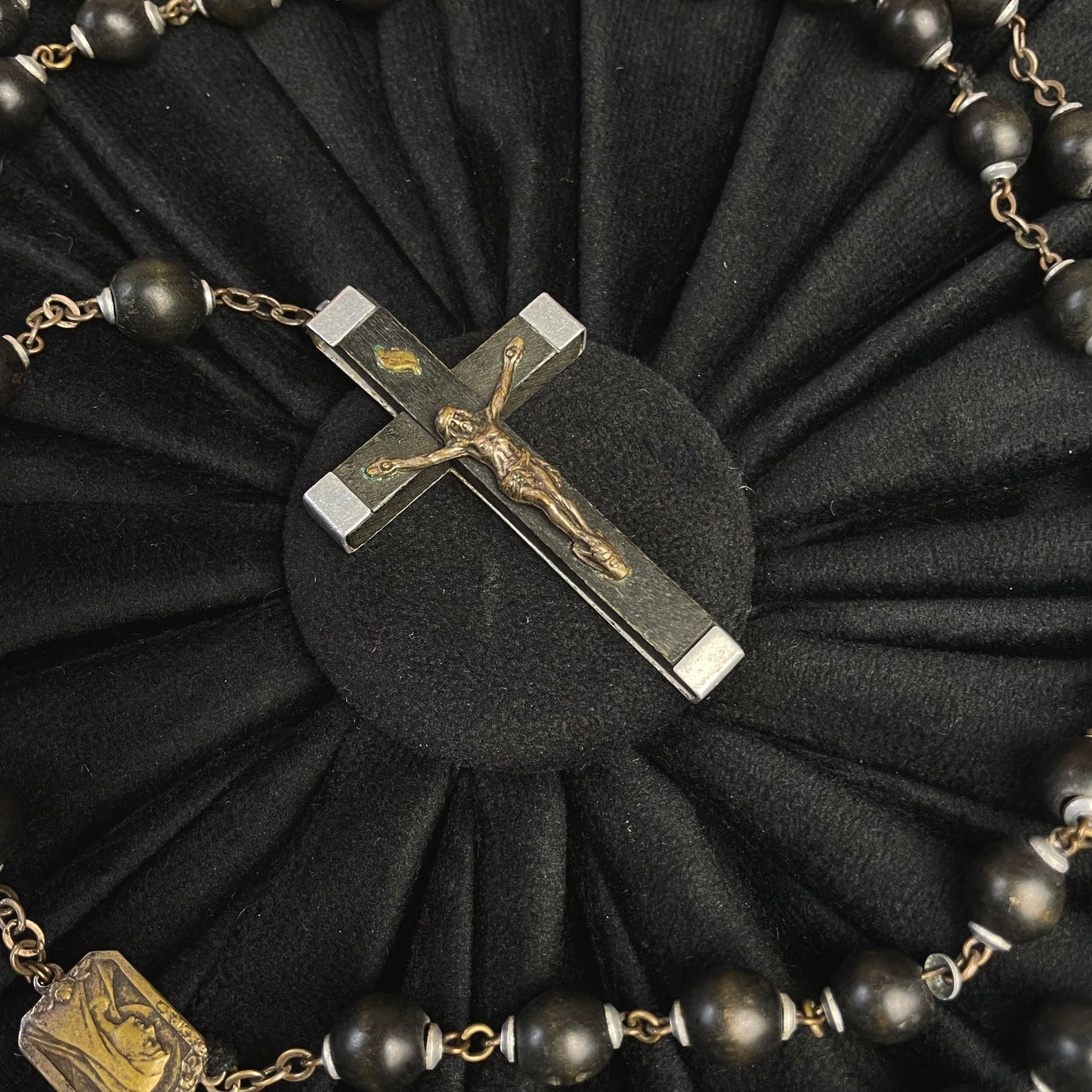 Black Wooden Rosary