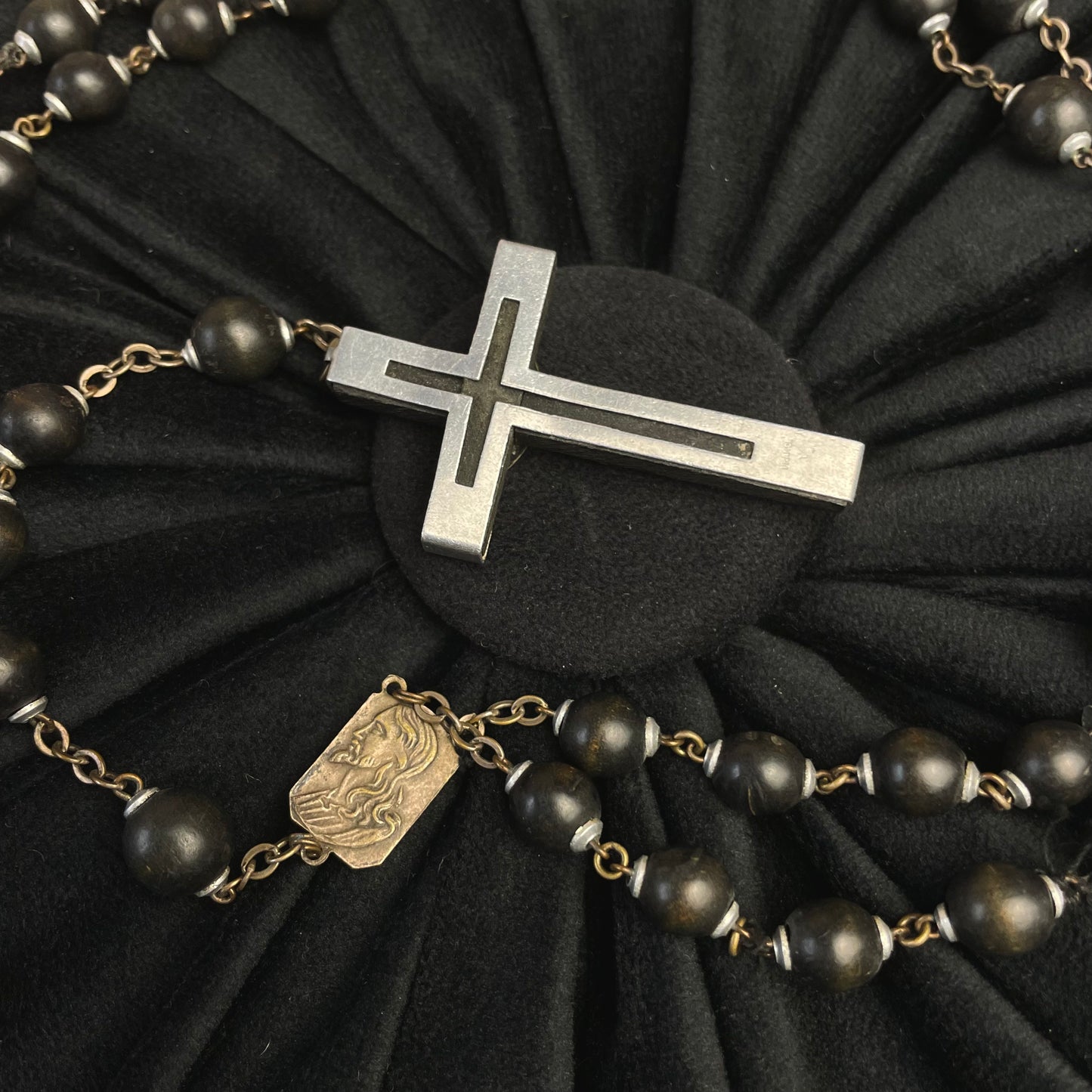 Black Wooden Rosary