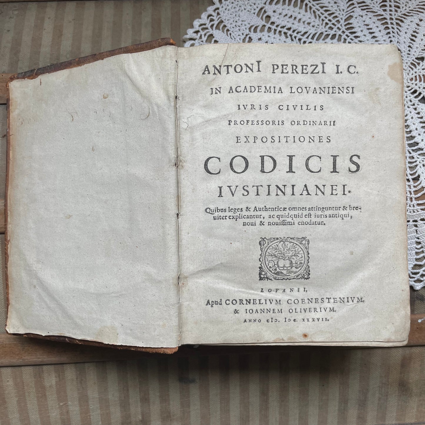 Expositiones Codicis Justiniani 1636