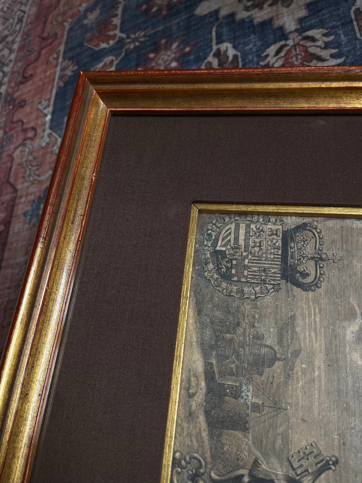 17th-century Devotional Engraving Pope Alexander VII