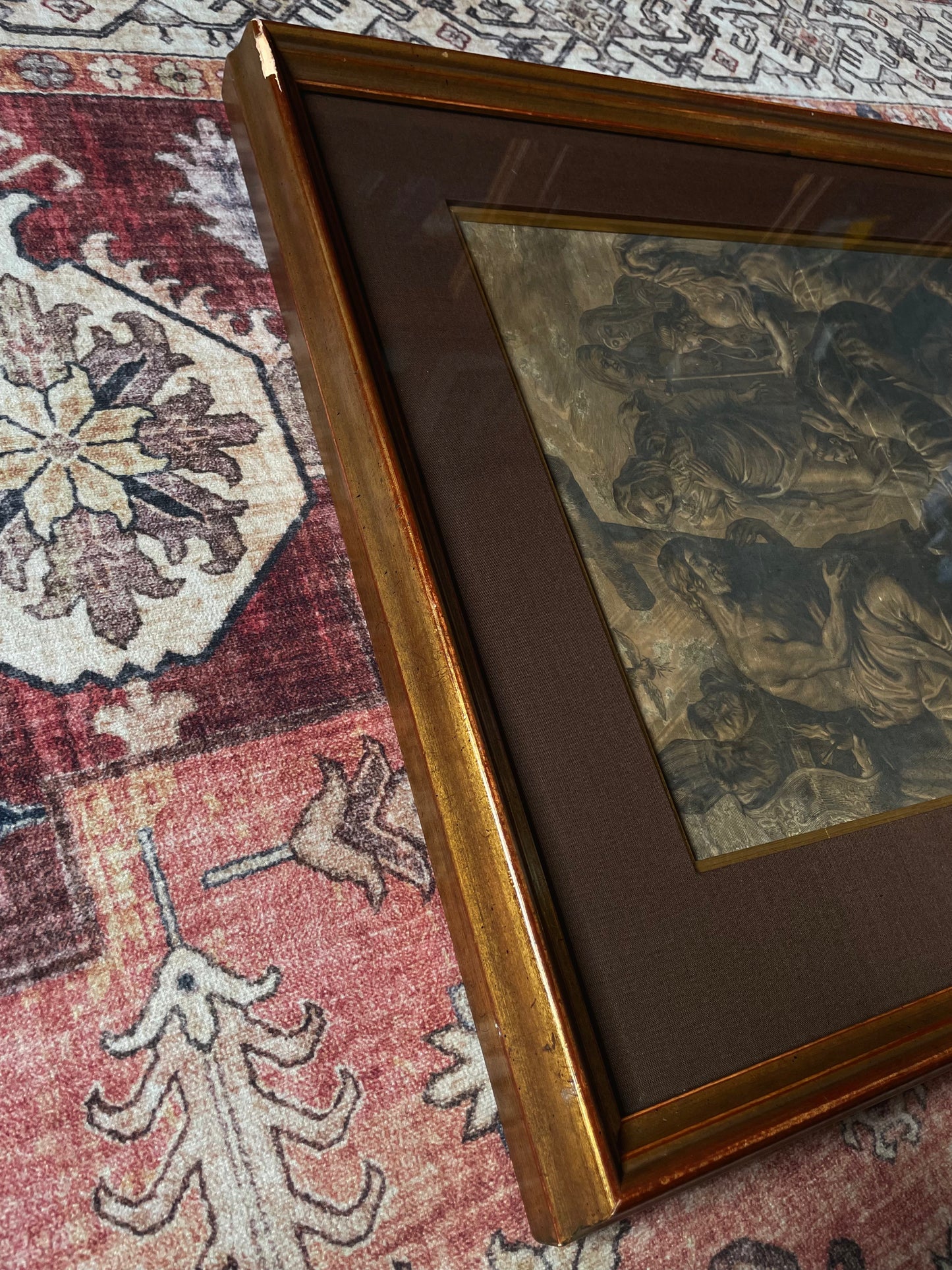 17th-century Devotional Engraving Pope Alexander VII