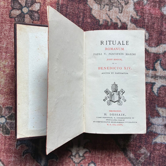 Rituale Romanum 1876